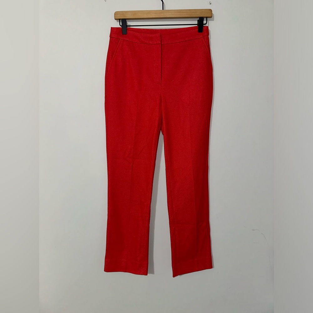Gant Jersey Pique Cigarette Pants Lava Red NWT Women’s Size‎ 8